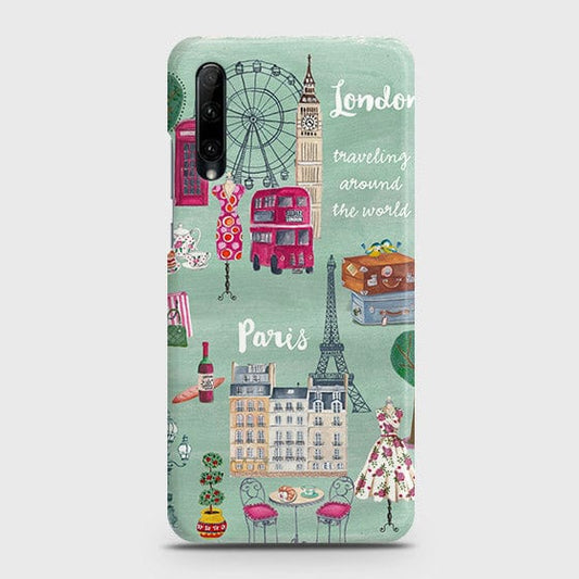Honor 30i Cover - Matte Finish - London, Paris, New York ModernPrinted Hard Case with Life Time Colors Guarantee