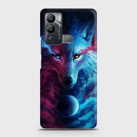 Infinix Hot 12i Cover - Infinity Wolf Trendy Printed Hard Case with Life Time Colors Guarantee