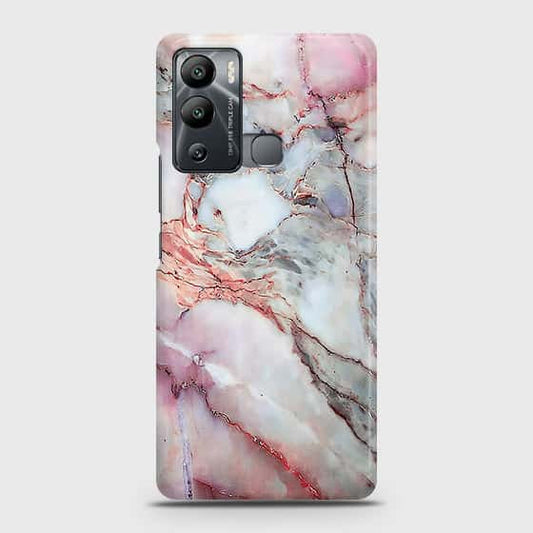 Infinix Hot 12i Cover - Violet Sky Marble Trendy Printed Hard Case with Life Time Colors Guarantee