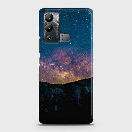 Infinix Hot 12i Cover - Embrace Dark Galaxy  Trendy Printed Hard Case with Life Time Colors Guarantee