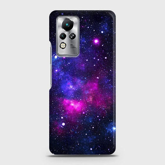 Infinix Note 11 Cover - Dark Galaxy Stars Modern Printed Hard Case with Life Time Colors Guarantee