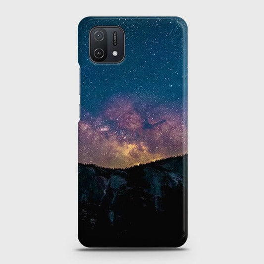 Oppo A16K Cover - Embrace Dark Galaxy  Trendy Printed Hard Case with Life Time Colors Guarantee