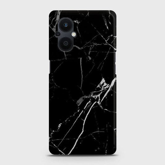 Oppo F21 Pro 5G Cover - Black Modern Classic Marble Printed Hard Case with Life Time Colors Guarantee