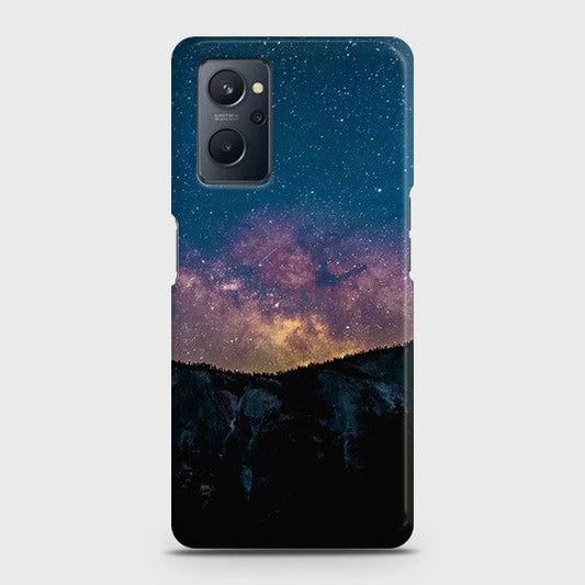 Realme 9i Cover - Embrace Dark Galaxy  Trendy Printed Hard Case with Life Time Colors Guarantee