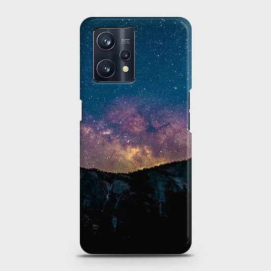 Realme 9 4G Cover - Matte Finish - Embrace Dark Galaxy Trendy Printed Hard Case with Life Time Colors Guarantee