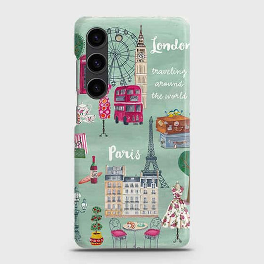Samsung Galaxy S23 Plus 5G Cover - London, Paris, New York ModernPrinted Hard Case with Life Time Colors Guarantee