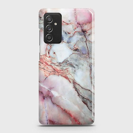 Samsung Galaxy M52 5G Cover - Violet Sky Marble Trendy Printed Hard Case with Life Time Colors Guarantee