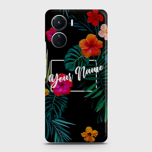 Vivo Y16 Cover - Floral Series - Matte Finish - Snap On Hard Case with LifeTime Colors Guarantee