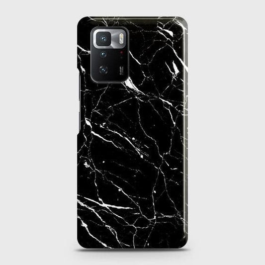 Xiaomi Poco X3 GT Cover - Trendy Black Marble Printed Hard Case with Life Time Colors Guarantee