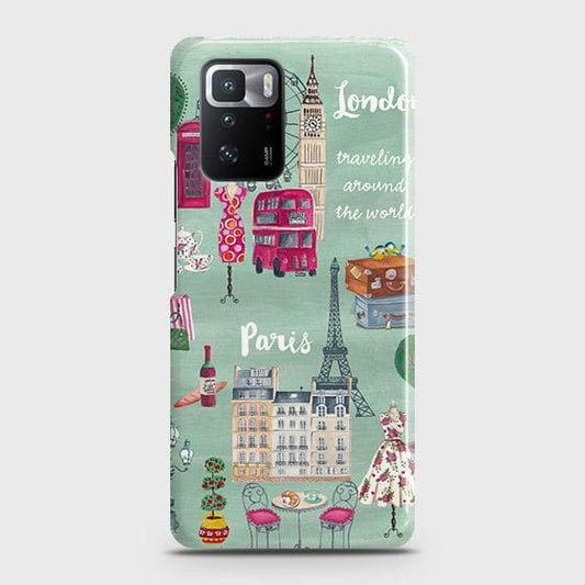 Xiaomi Poco X3 GT Cover - Matte Finish - London, Paris, New York ModernPrinted Hard Case with Life Time Colors Guarantee