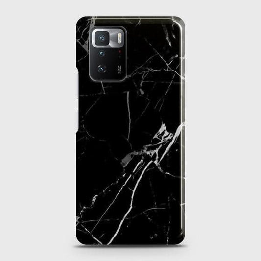 Xiaomi Poco X3 GT Cover - Black Modern Classic Marble Printed Hard Case with Life Time Colors Guarantee