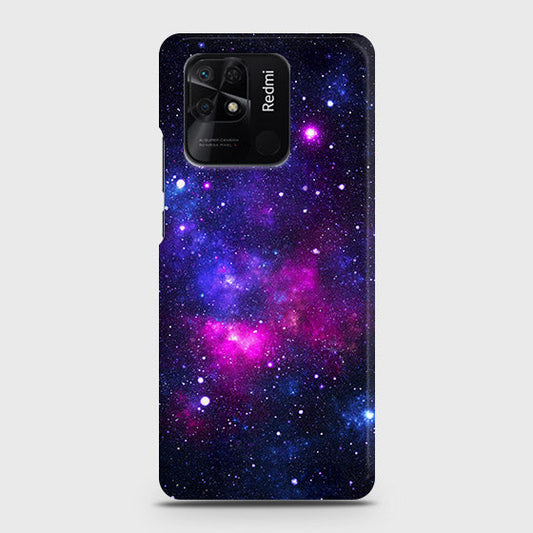 Xiaomi Redmi 10C Cover - Dark Galaxy Stars Modern Printed Hard Case with Life Time Colors Guarantee