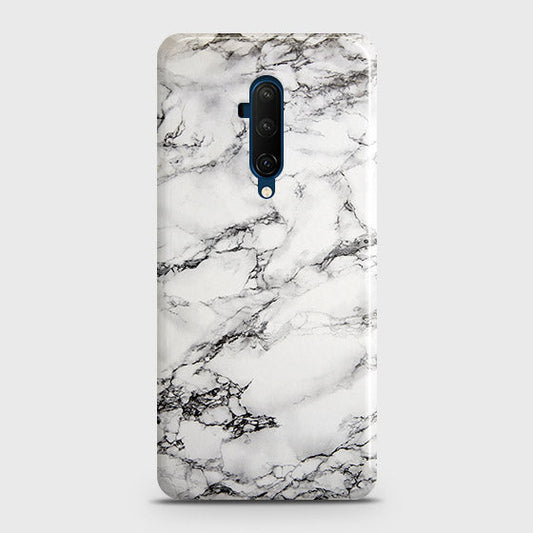 OnePlus 7 Pro Cover - Matte Finish - Trendy Mysterious White Marble Printed Hard Case with Life Time Colors Guarantee (Fast Delivery)(MA)