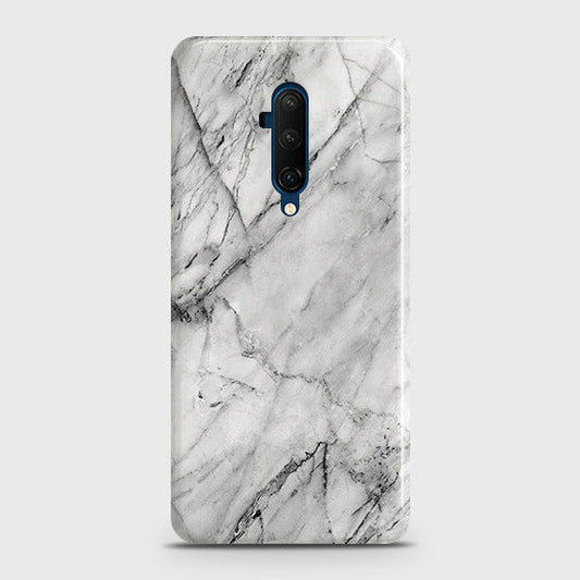 OnePlus 7 Pro Cover - Matte Finish - Trendy White Marble Printed Hard Case with Life Time Colors Guarantee (Fast Delivery)