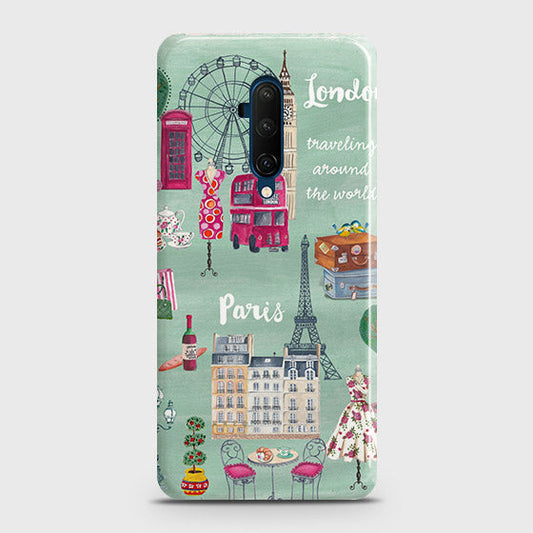 OnePlus 7 Pro Cover - Matte Finish - London, Paris, New York ModernPrinted Hard Case with Life Time Colors Guarantee