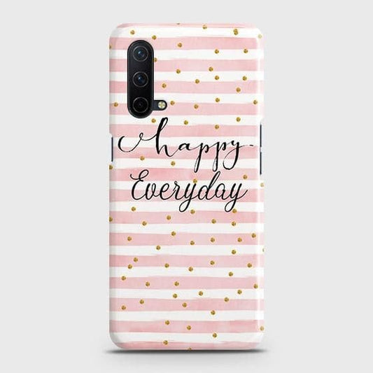 OnePlus Nord CE 5G Cover - Trendy Happy Everyday Printed Hard Case with Life Time Colors Guarantee