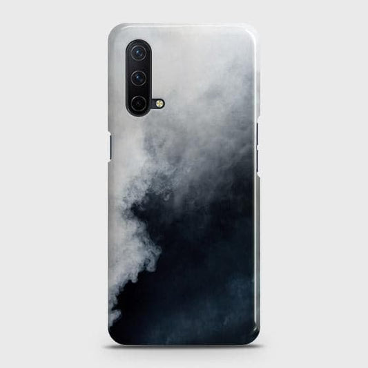 OnePlus Nord CE 5G Cover - Matte Finish - Trendy Misty White and Black Marble Printed Hard Case with Life Time Colors Guarantee