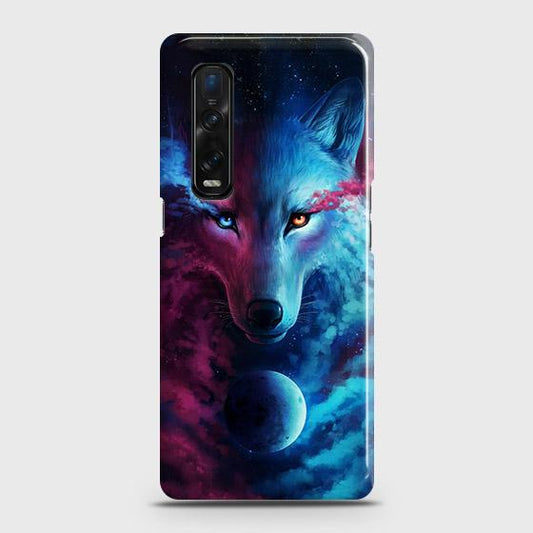 Oppo Find X2 Pro Cover - Infinity Wolf Trendy Printed Hard Case with Life Time Colors Guarantee