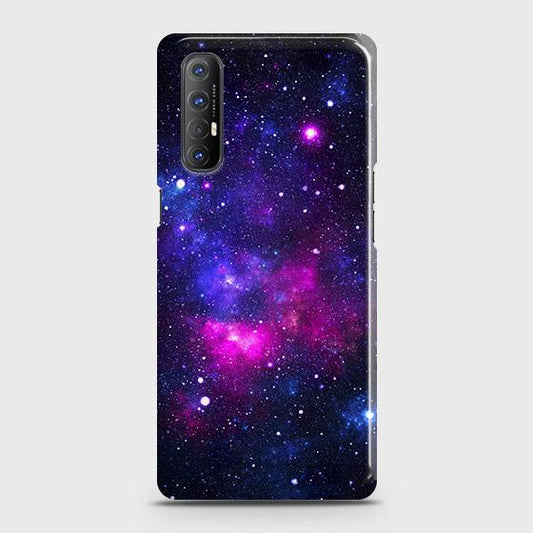Oppo Reno 3 Pro Cover - Dark Galaxy Stars Modern Printed Hard Case with Life Time Colors Guarantee