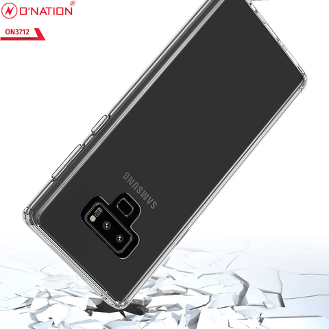 Samsung Galaxy Note 9 Cover  - ONation Crystal Series - Premium Quality Clear Case No Yellowing Back With Smart Shockproof Cushions