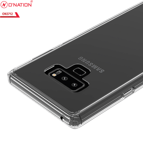 Samsung Galaxy Note 9 Cover  - ONation Crystal Series - Premium Quality Clear Case No Yellowing Back With Smart Shockproof Cushions