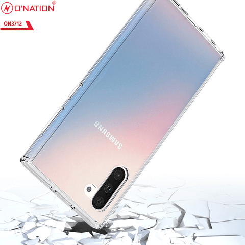Samsung Galaxy Note 10 Cover  - ONation Crystal Series - Premium Quality Clear Case No Yellowing Back With Smart Shockproof Cushions