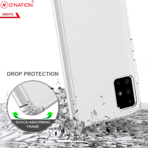 Samsung Galaxy A71 Cover  - ONation Crystal Series - Premium Quality Clear Case No Yellowing Back With Smart Shockproof Cushions