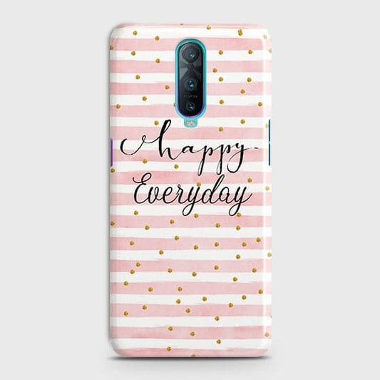 OPPO R17 Pro Cover - Trendy Happy Everyday Printed Hard Case with Life Time Colors Guarantee