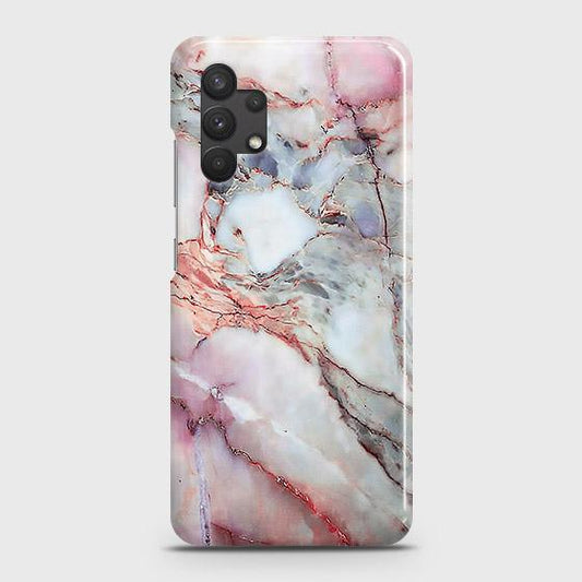 Samsung Galaxy A32 4G Cover - Violet Sky Marble Trendy Printed Hard Case with Life Time Colors Guarantee