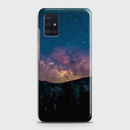 Samsung Galaxy A51 Cover - Matte Finish - Embrace Dark Galaxy  Trendy Printed Hard Case with Life Time Colors Guarantee