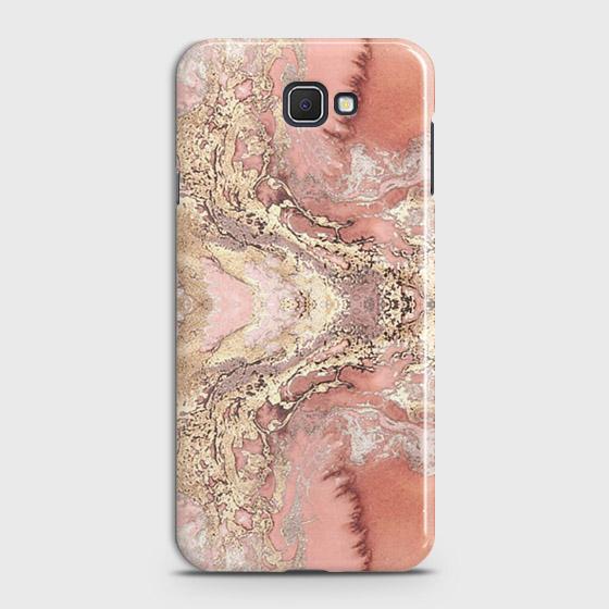 Samsung Galaxy J4 Core Cover Trendy Chic Rose Gold Marble