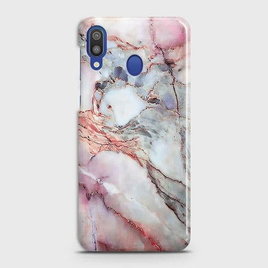 Samsung Galaxy M20Cover - Violet Sky Marble Trendy Printed Hard Case with Life Time Colors Guarantee