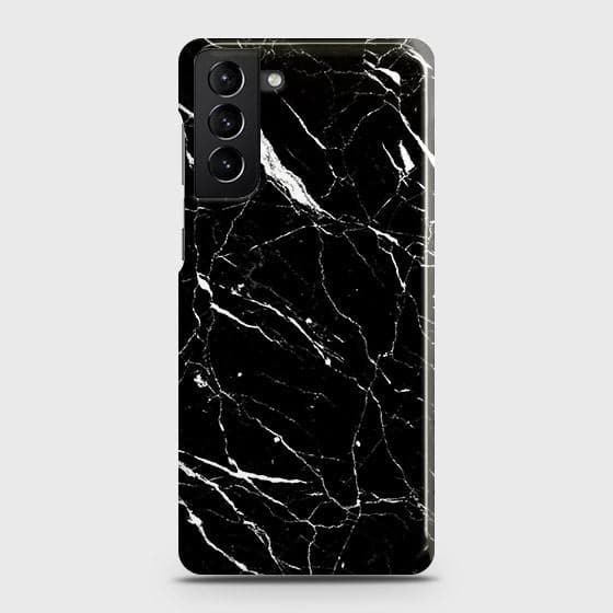 Samsung Galaxy S21 Plus 5G Cover Trendy Black Marble Printed