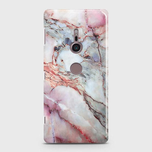 Sony Xperia XZ3 Cover - Violet Sky Marble Trendy Printed Hard Case with Life Time Colors Guarantee
