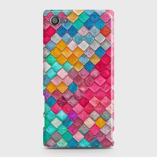 Sony Xperia Z5 Compact / Z5 Mini Cover - Chic Colorful Mermaid Printed Hard Case with Life Time Colors Guarantee