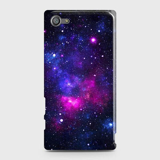 Sony Xperia Z5 Compact / Z5 Mini Cover - Dark Galaxy Stars Modern Printed Hard Case with Life Time Colors Guarantee