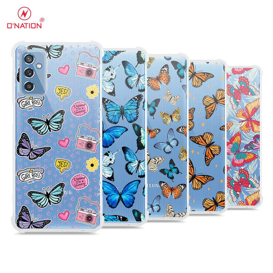 Samsung Galaxy M52 5G Cover - O'Nation Butterfly Dreams Series - 9 Designs - Clear Phone Case - Soft Silicon Borders