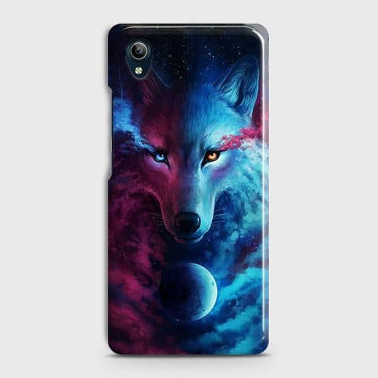 Vivo Y90 Cover - Infinity Wolf Trendy Printed Hard Case with Life Time Colors Guarantee