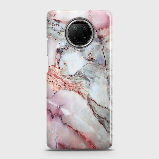 Xiaomi Mi 10i Cover - Violet Sky Marble Trendy Printed Hard Case with Life Time Colors Guarantee