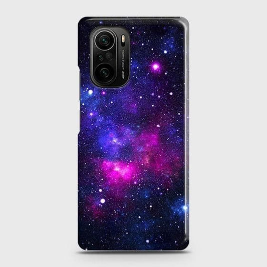 Xiaomi Poco F3 Cover - Dark Galaxy Stars Modern Printed Hard Case with Life Time Colors Guarantee