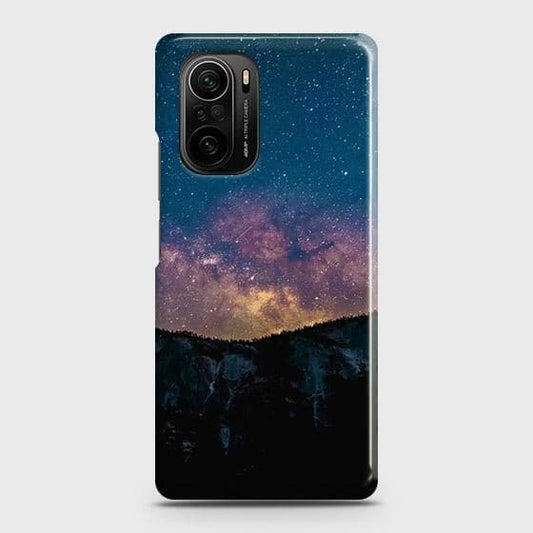 Xiaomi Poco F3 Cover - Matte Finish - Embrace Dark Galaxy  Trendy Printed Hard Case with Life Time Colors Guarantee