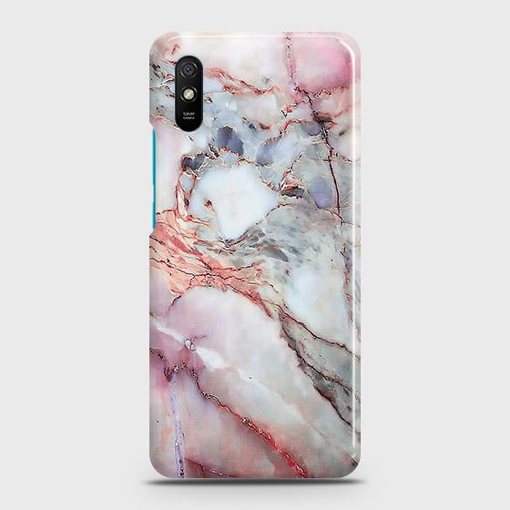 Xiaomi Redmi 9A Cover Violet Sky Marble Trendy Printed Hard Case