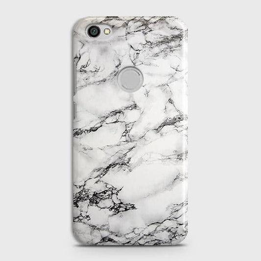 Xiaomi Redmi Note 5A Prime Cover - Matte Finish - Trendy Mysterious White Marble Printed Hard Case with Life Time Colors Guarantee