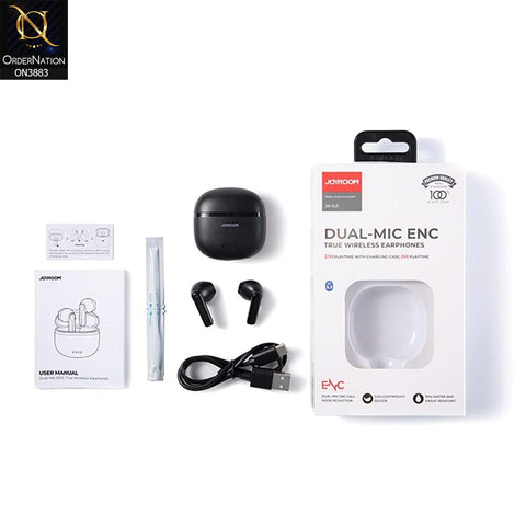 TL11 Dual-Mic ENC True Wireless Earphones - Black