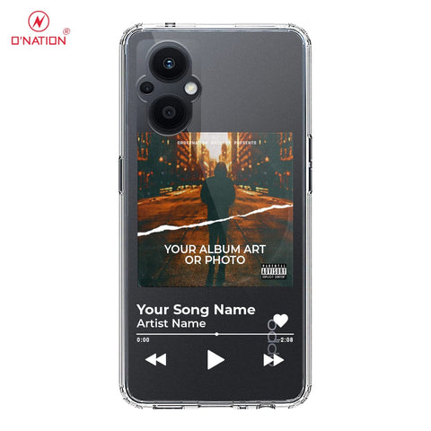 Oppo Reno 7Z 5G Cover - Personalised Album Art Series - 4 Designs - Clear Phone Case - Soft Silicon Borders
