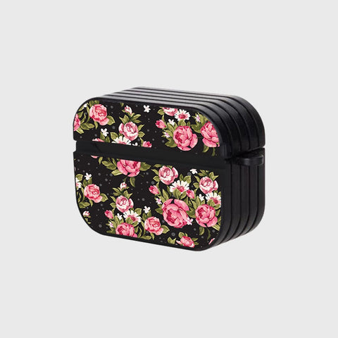 Apple Airpods Pro Cover - Floral Marble Series - Silicon Airpods Case