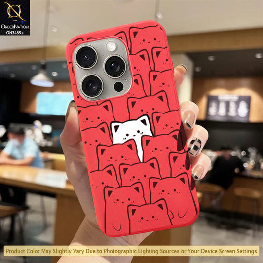 iPhone 15 Pro Cover - ONation Be Different Series - HQ Liquid Silicone Elegant Colors Camera Protection Soft Case