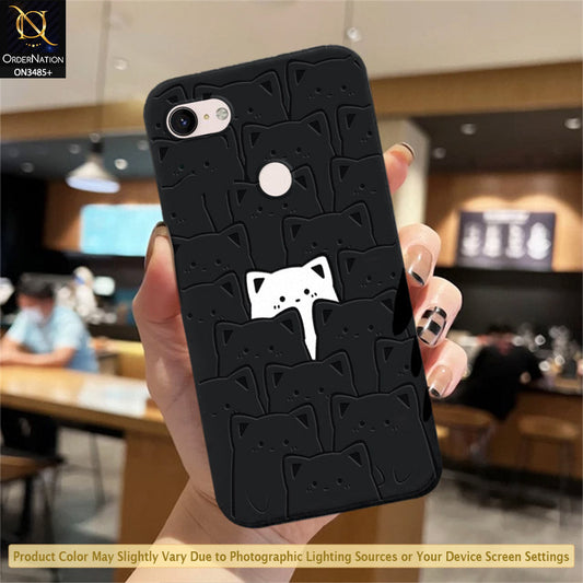 Google Pixel 3 Cover - ONation Be Different Series - HQ Liquid Silicone Elegant Colors Camera Protection Soft Case