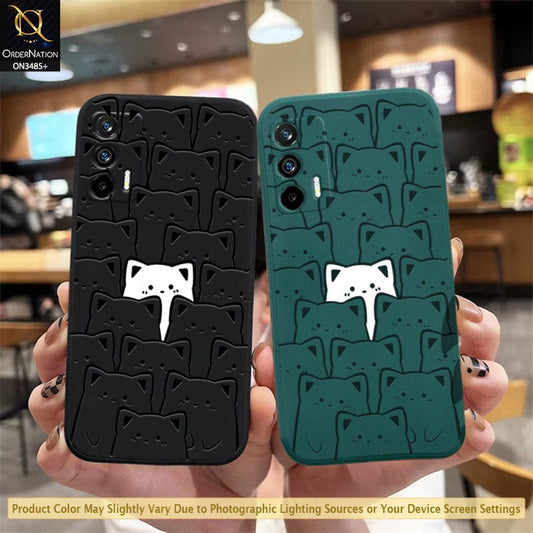 Realme GT 5G Cover - ONation Be Different Series - HQ Liquid Silicone Elegant Colors Camera Protection Soft Case