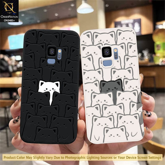 Samsung Galaxy S9 Cover - ONation Be Different Series - HQ Liquid Silicone Elegant Colors Camera Protection Soft Case